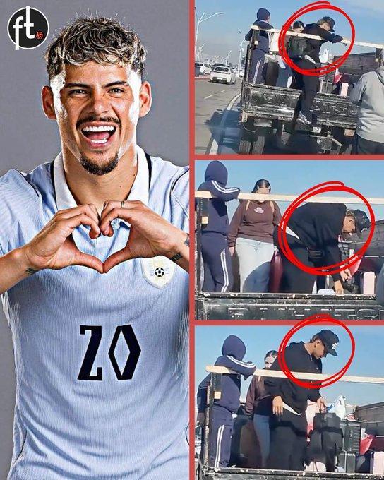 乌拉圭球员坐卡车回家世界杯 乌拉圭球员马克西米利亚诺-阿劳霍结束世界杯征程回国之