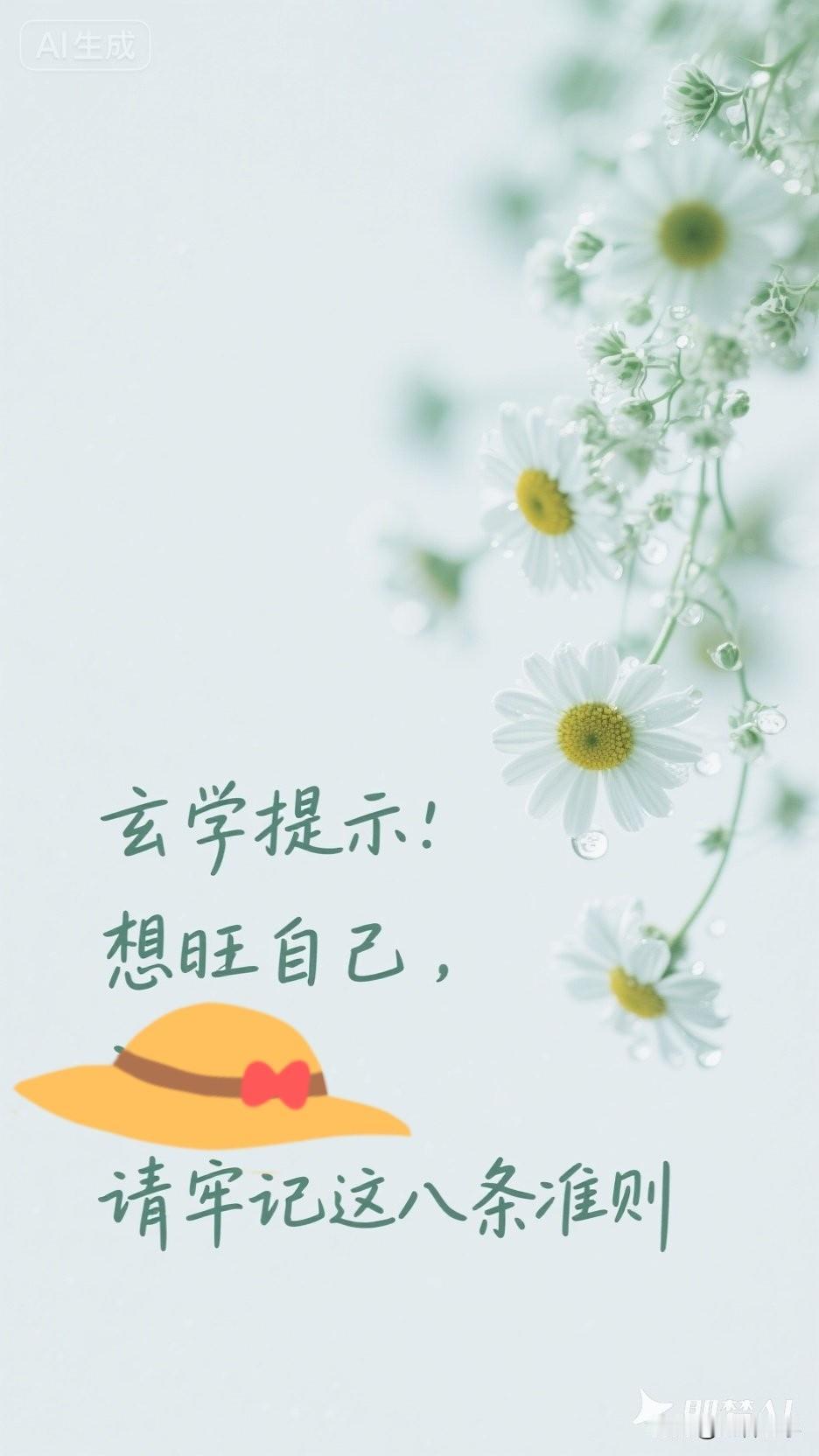 玄学提醒：想旺自己，请牢记这八条准则。

你有没有发现，有些人明明能力一般、条件
