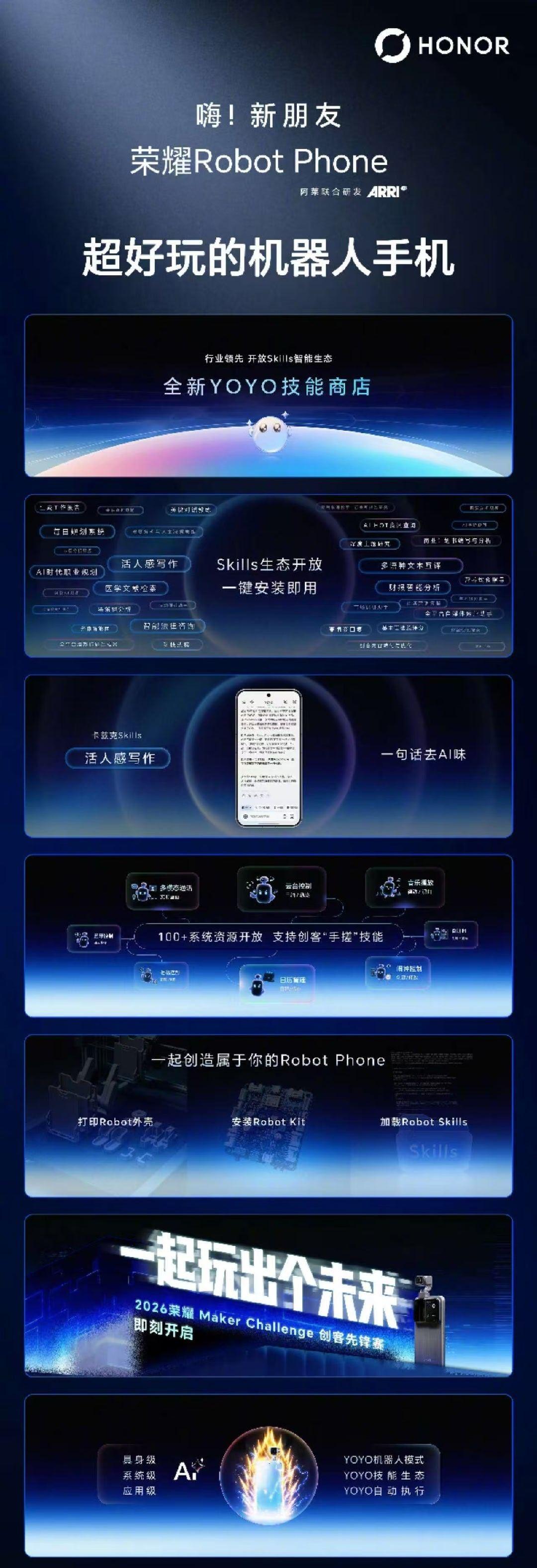 荣耀Robot Phone正式发布！
荣耀Robot Phone全球首款机器人手