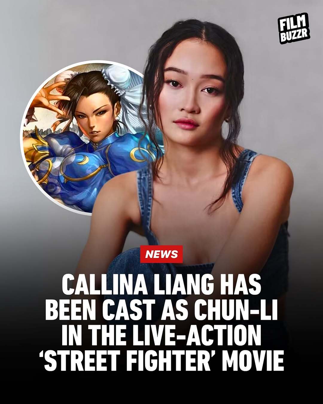 据外媒，25岁的加拿大演员卡莉娜·梁（Callina Liang）将出演《街头霸