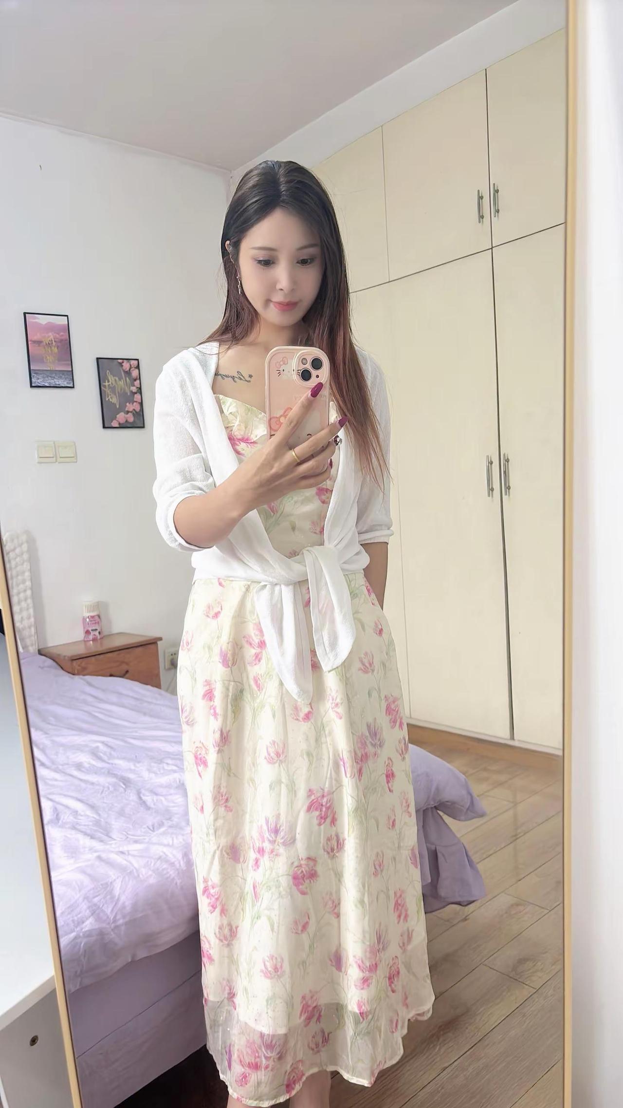 夫君，碎花裙已到位，夫人该给你买什么尺码的polo衫？