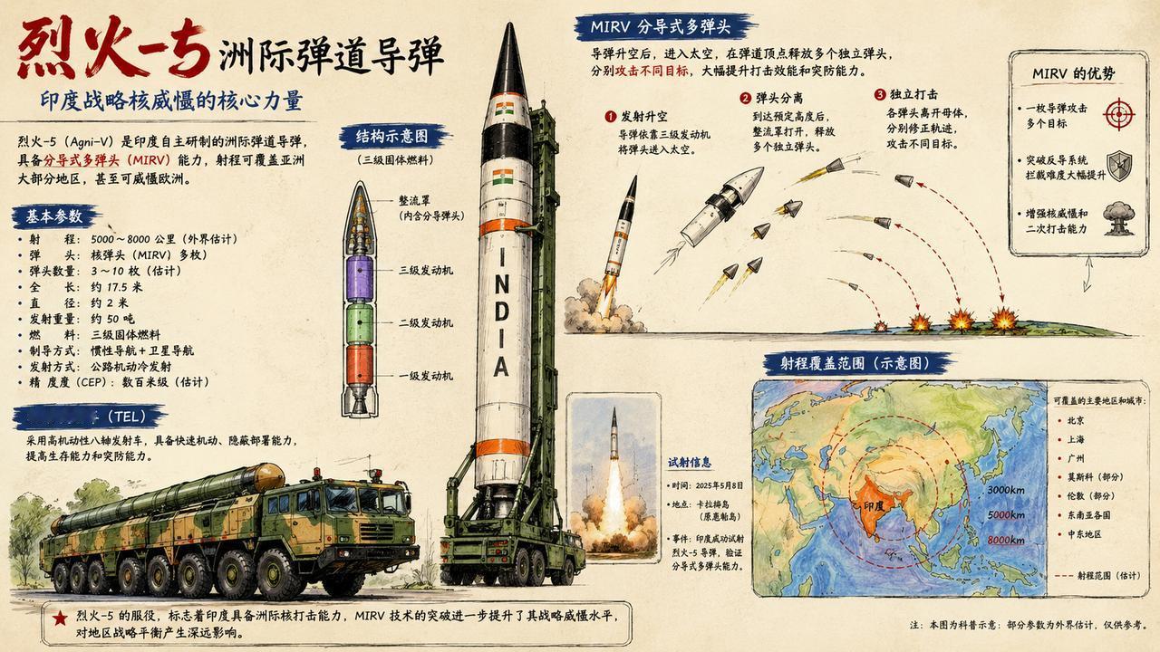印度国防部于2026年5月10日正式宣布，当地时间5月8日，从奥里萨邦海岸外的阿