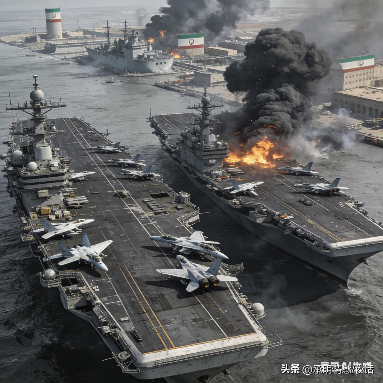 炸锅了！美国总统强硬放话要“彻底摧毁伊朗海军”，中东局势要动真格？
      