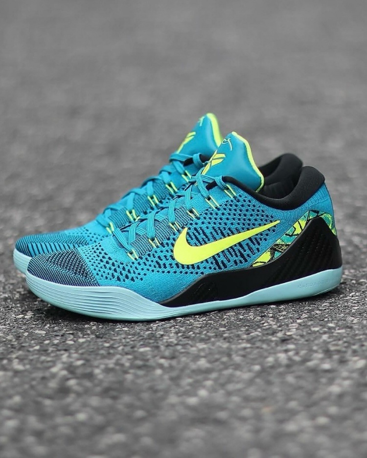 科比元年配色Kobe 9 绿松石复刻归来！从高帮版本改为低帮！科比KobeBry