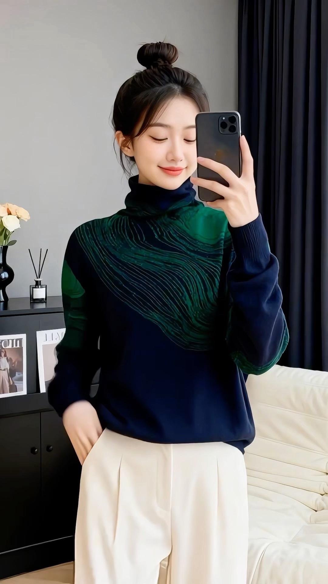 别致针织小衫 只做高品质 高级感穿搭 时尚打底衫 气质小衫