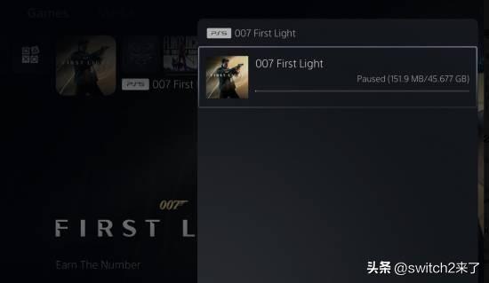 PS数据挖掘博主PlayStation Game Size宣布，《007 初露锋