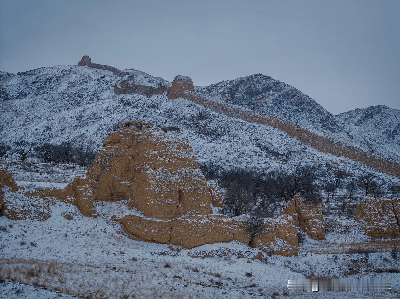 山西大同天镇李二口土长城雪景🌨️❄️[耶]