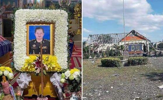 柬泰冲突第四天，柬埔寨“警卫司令部”副司令陈春中将被泰国炮兵一炮毙命！

柬埔寨