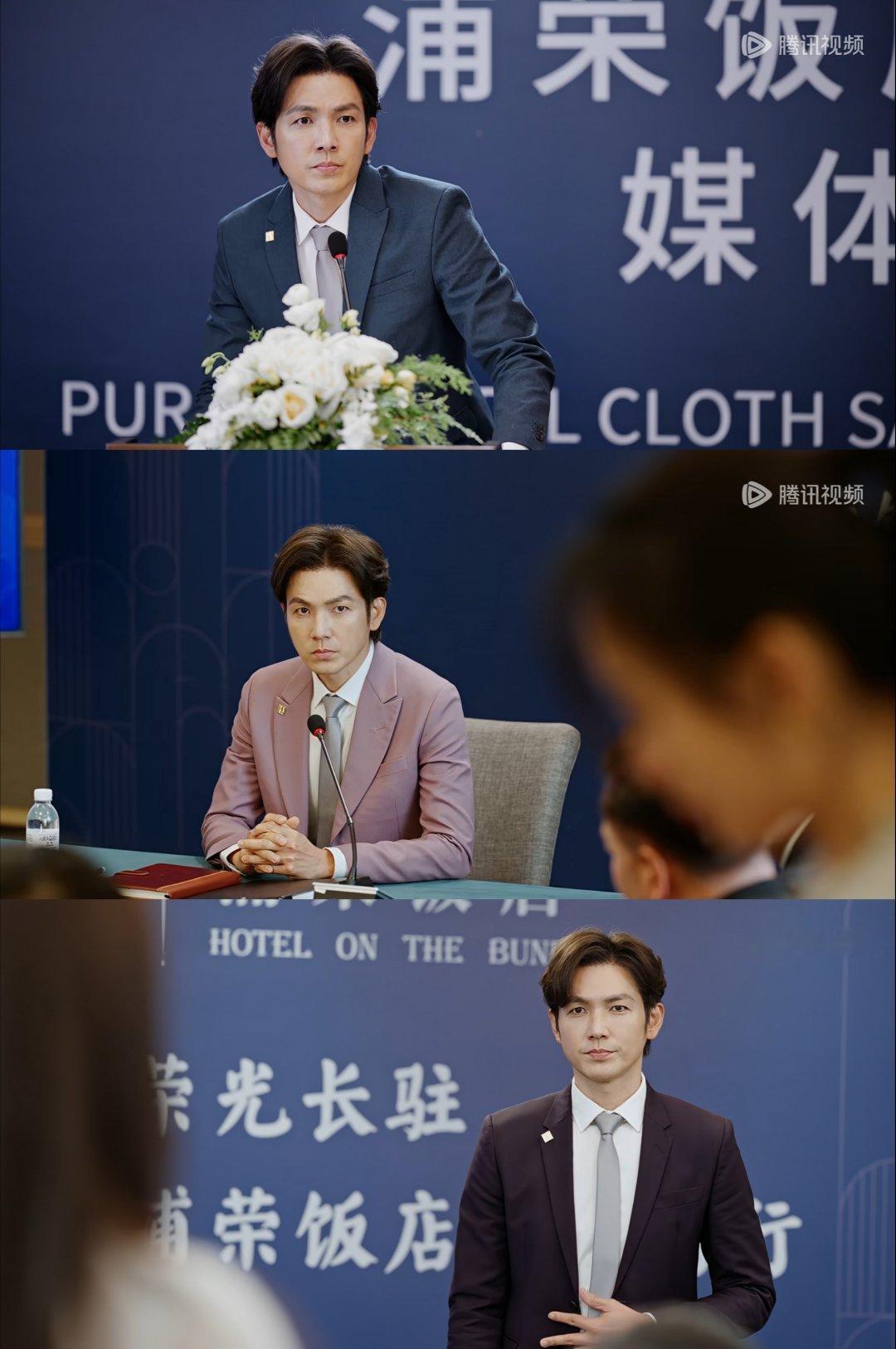 灰色领带很百搭嘛  钟汉良纪封钟汉良电视剧蜜语纪钟汉良