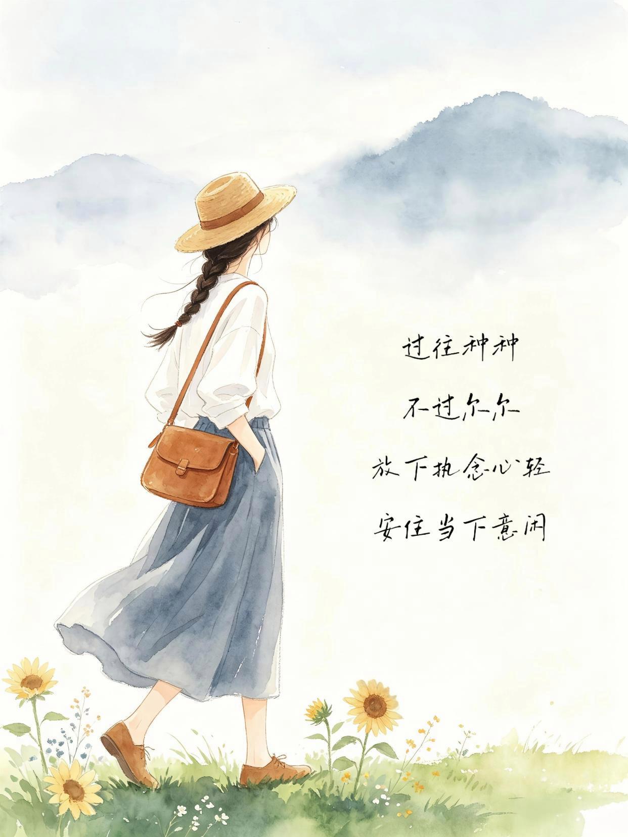 人生是不断告别、不断新生的旅程。勇敢与遗憾挥手，与过往道别，时光自会馈赠全新的美