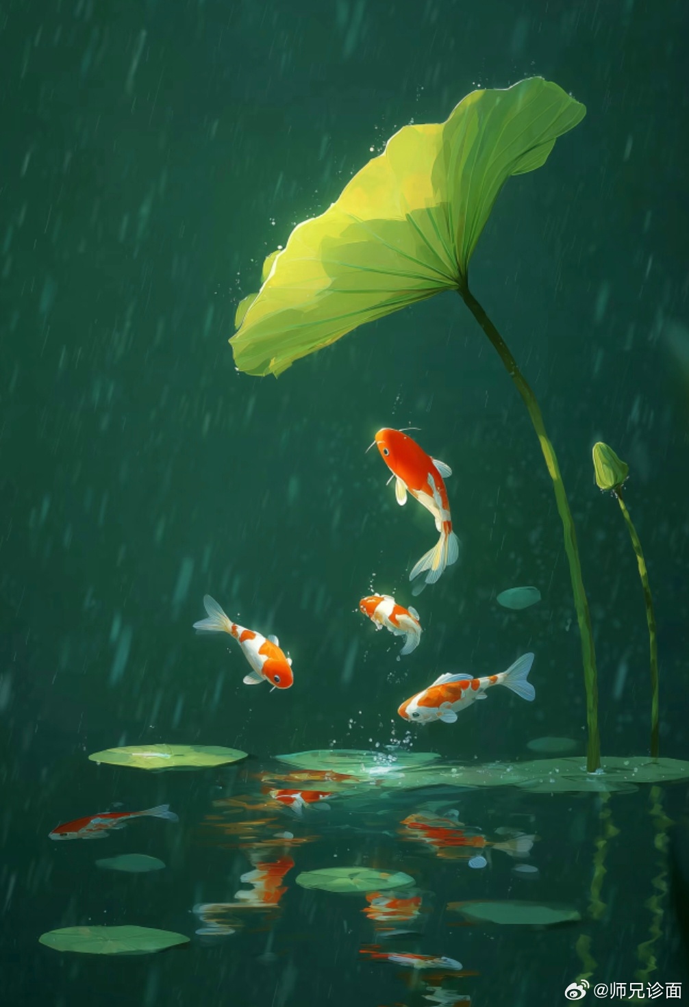 锦鲤跃然，万事可期，不负期待，不负亏欠。礼赞，2026鸿运当头，好事莲莲。 