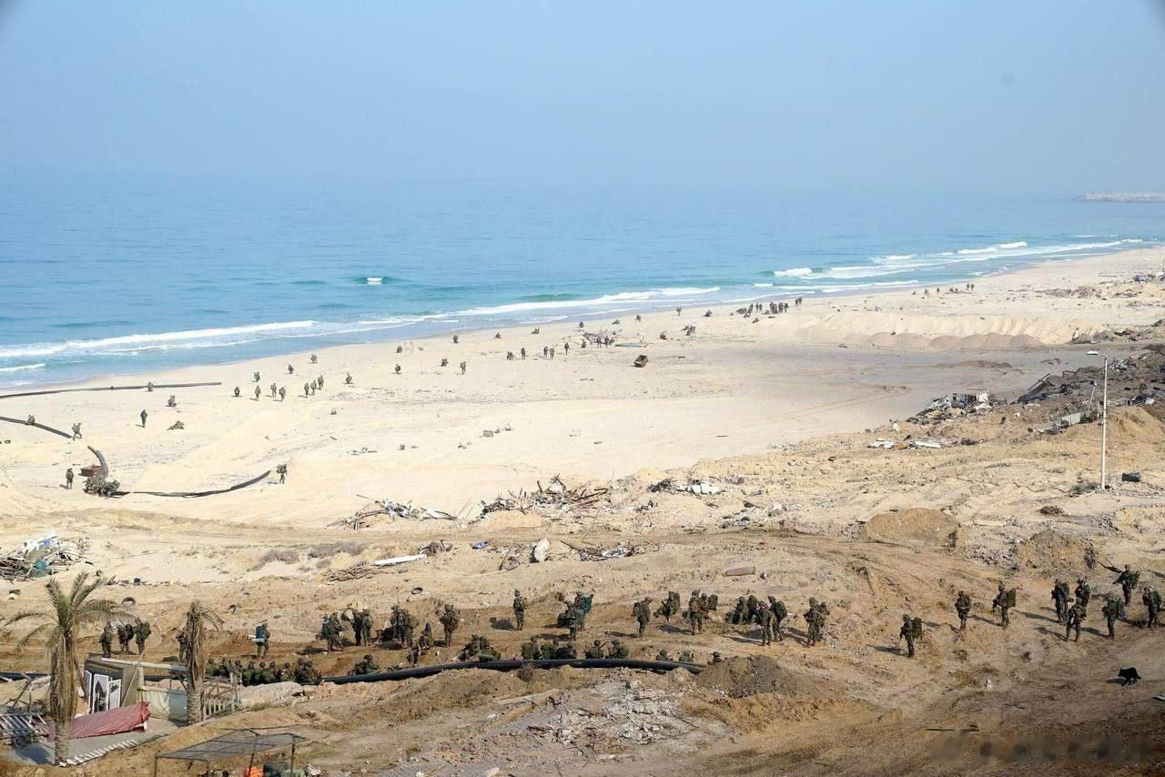 昨天还说以色列政府没下定决心给哈马斯地道灌海水，今天以色列军方已经把水泵打开了。