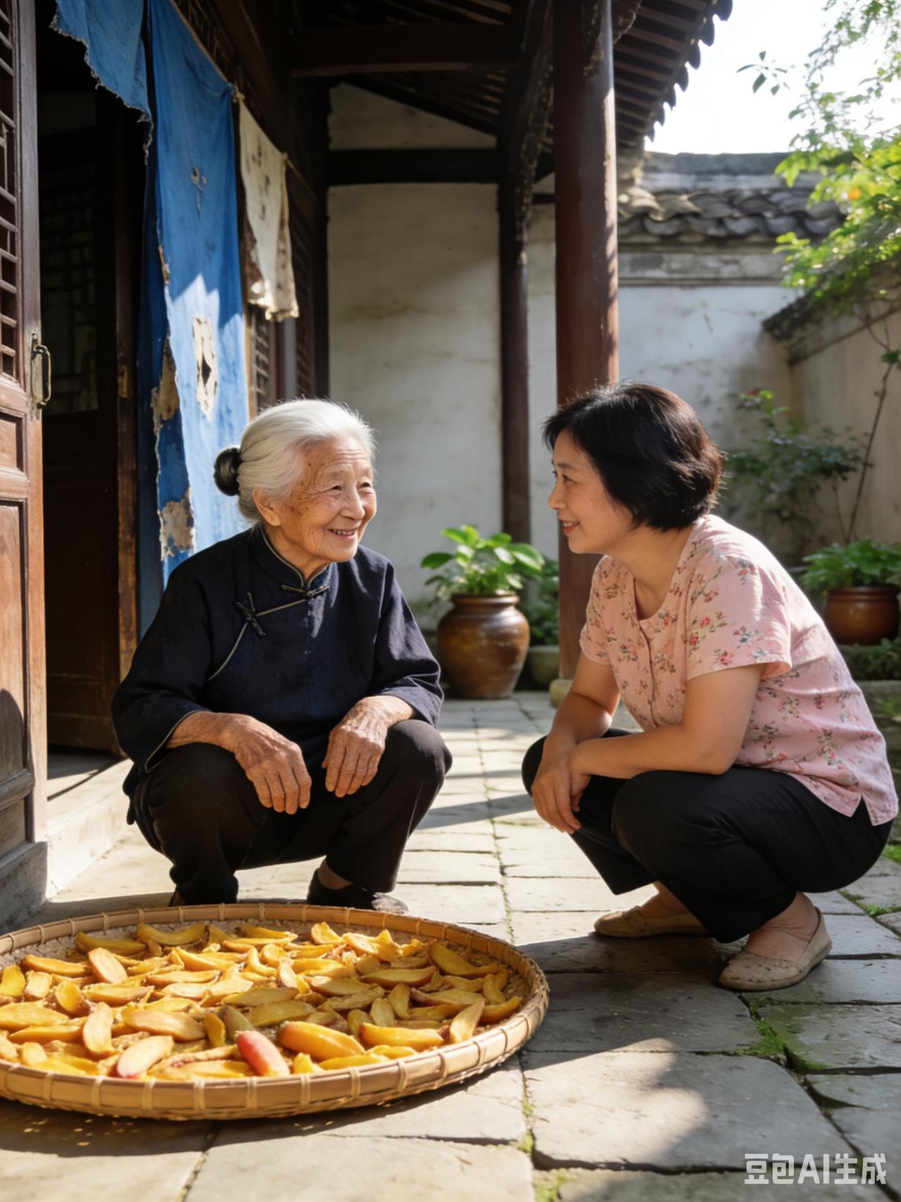 母亲｜90多岁的她，有邻里相伴，守着小院等我回家

翻到弟弟发来的小院视频。
