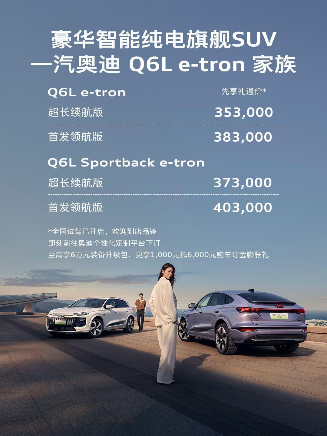 奥迪Q6L e-tron上市，这个价格，有机会吗，哪怕一点[偷笑] ​​​