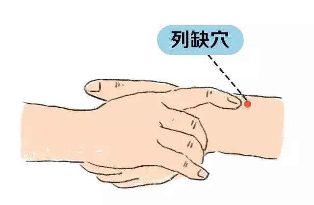 头疼怕冷，可以低头找这个穴位按按冬天风大，如果有受风感冒突然导致的头疼头痛，可以