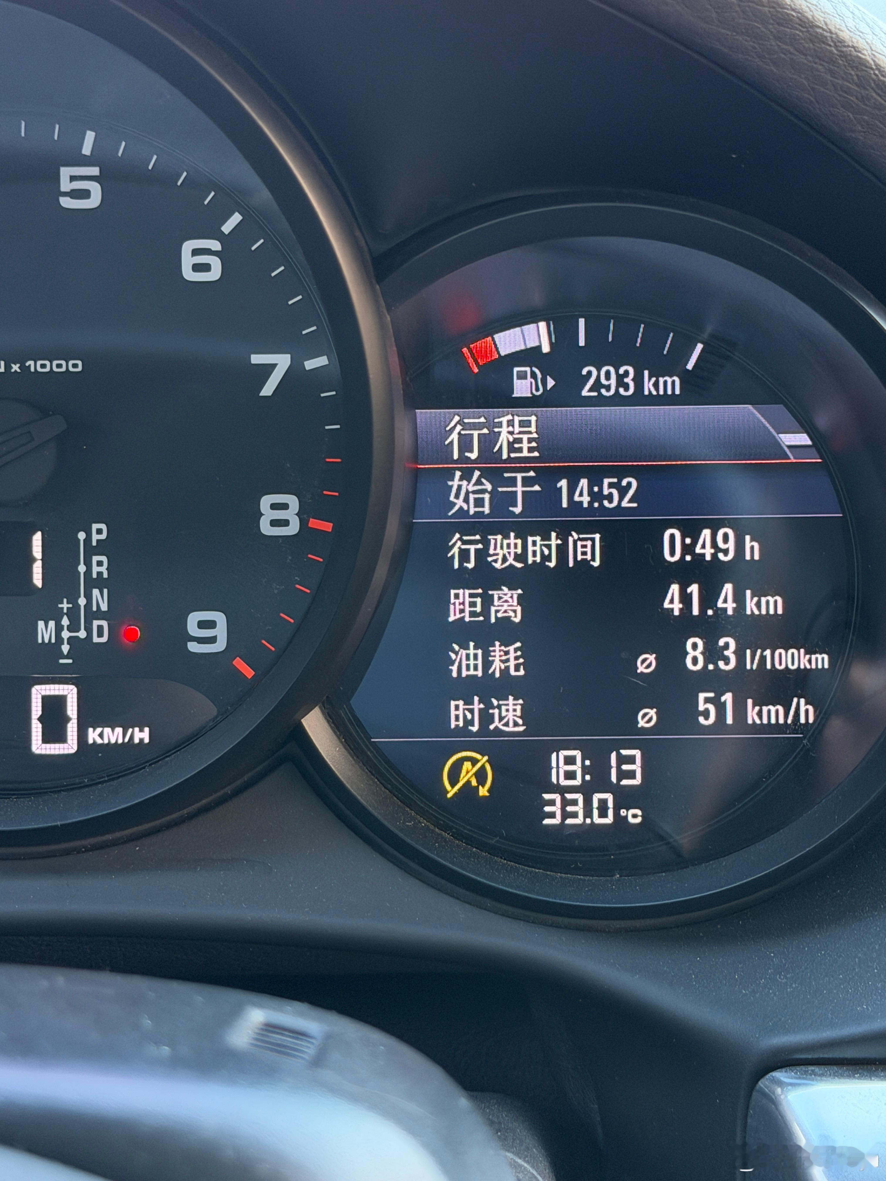 保时捷boxster 981的这个2.7发动机，跑高速能到8个油，可能还会更低…