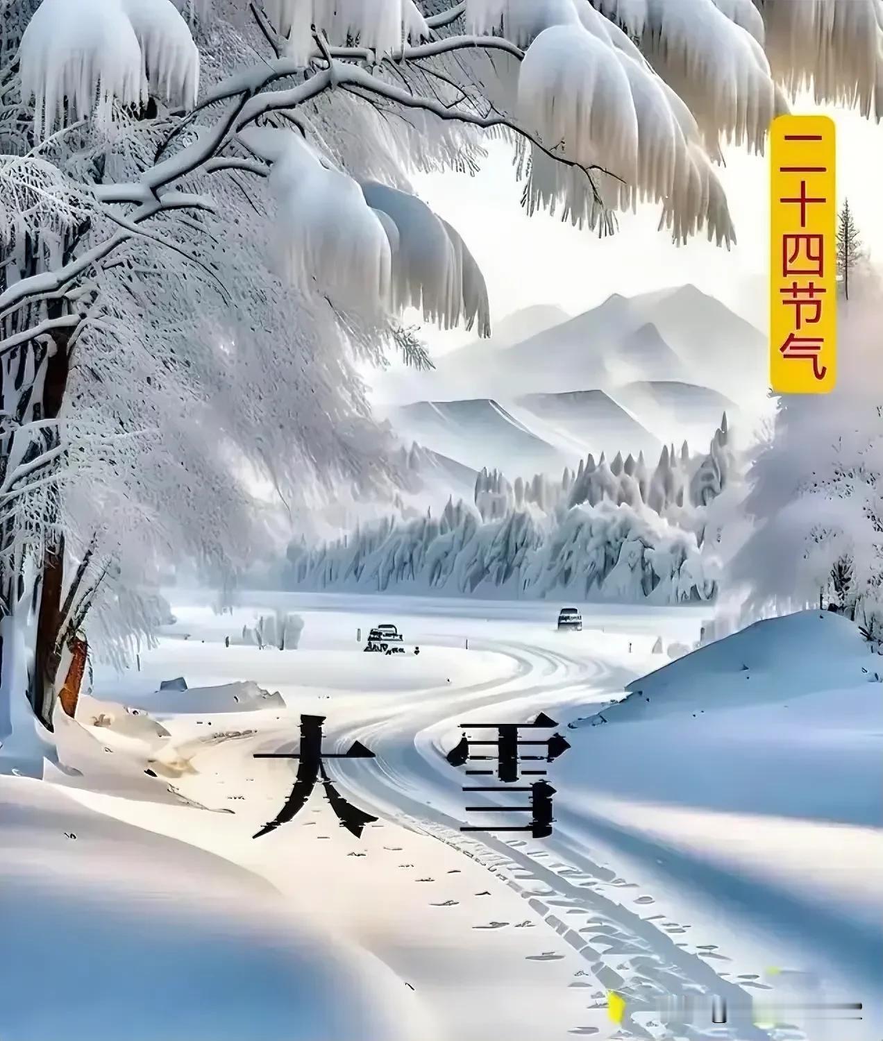 琼花漫舞一夜开
大雪登场悄然来
银装素裹披白玉
壮丽山河景入怀
大雪天地寒、牵挂