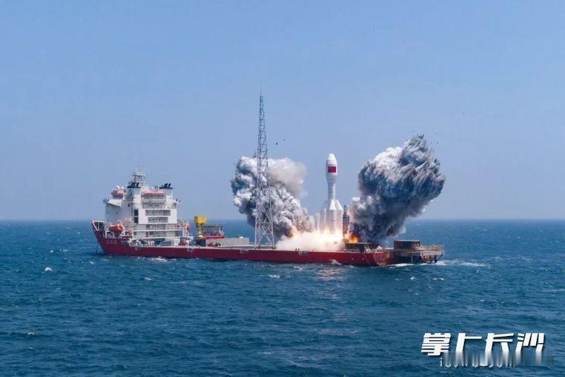 2026年7月22日，一枚从上海以东约170公里海域点火升空的“大块头”，将9颗