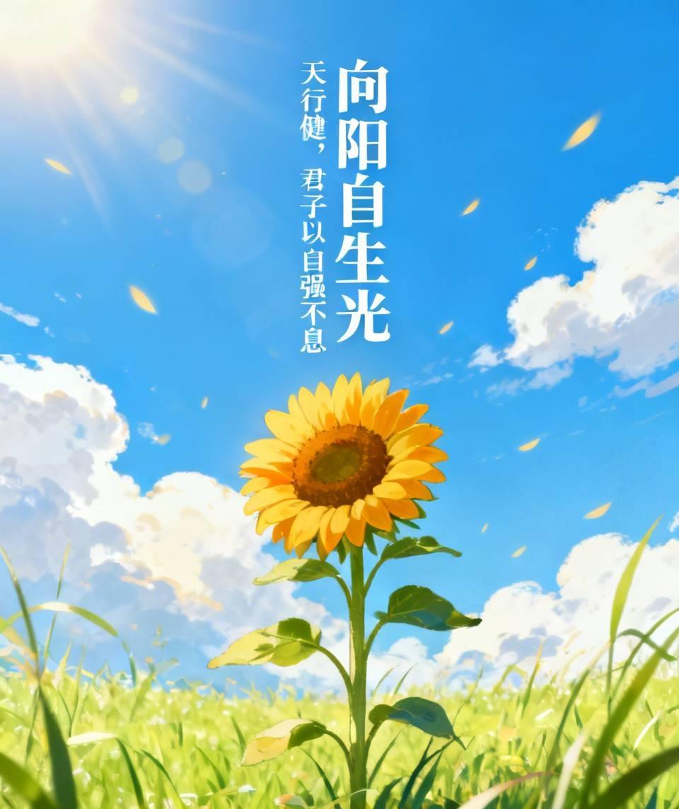 向阳自生光：重病患者在病榻上饱受折磨，但他始终保持着对生活的热爱与不屈的信念。他