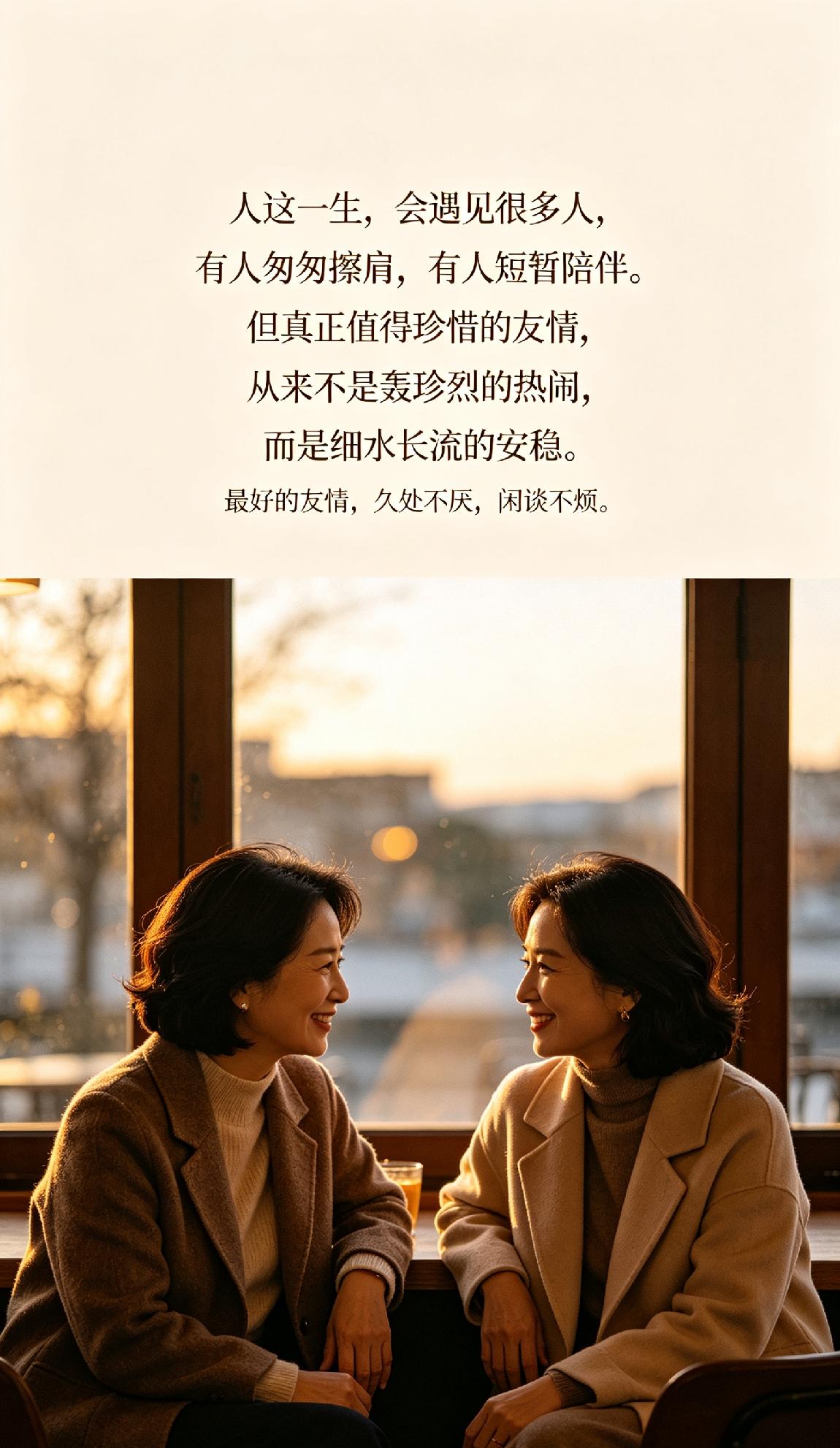 真正值得珍惜的友情是什么样？
舒服自在，胜过万般热闹🌿
 
人这一生，会遇见很