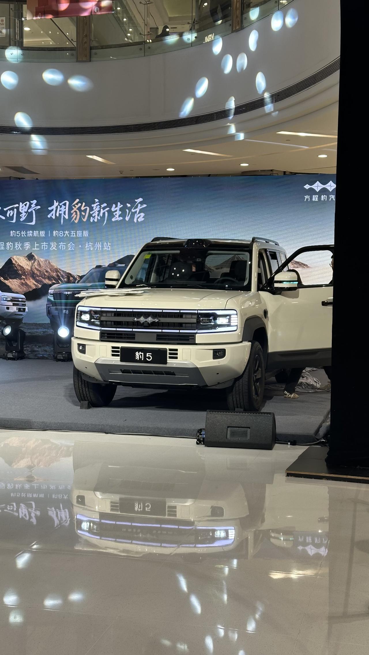 豹5这个新增的颜色好看哎，好像叫“暖风白”！