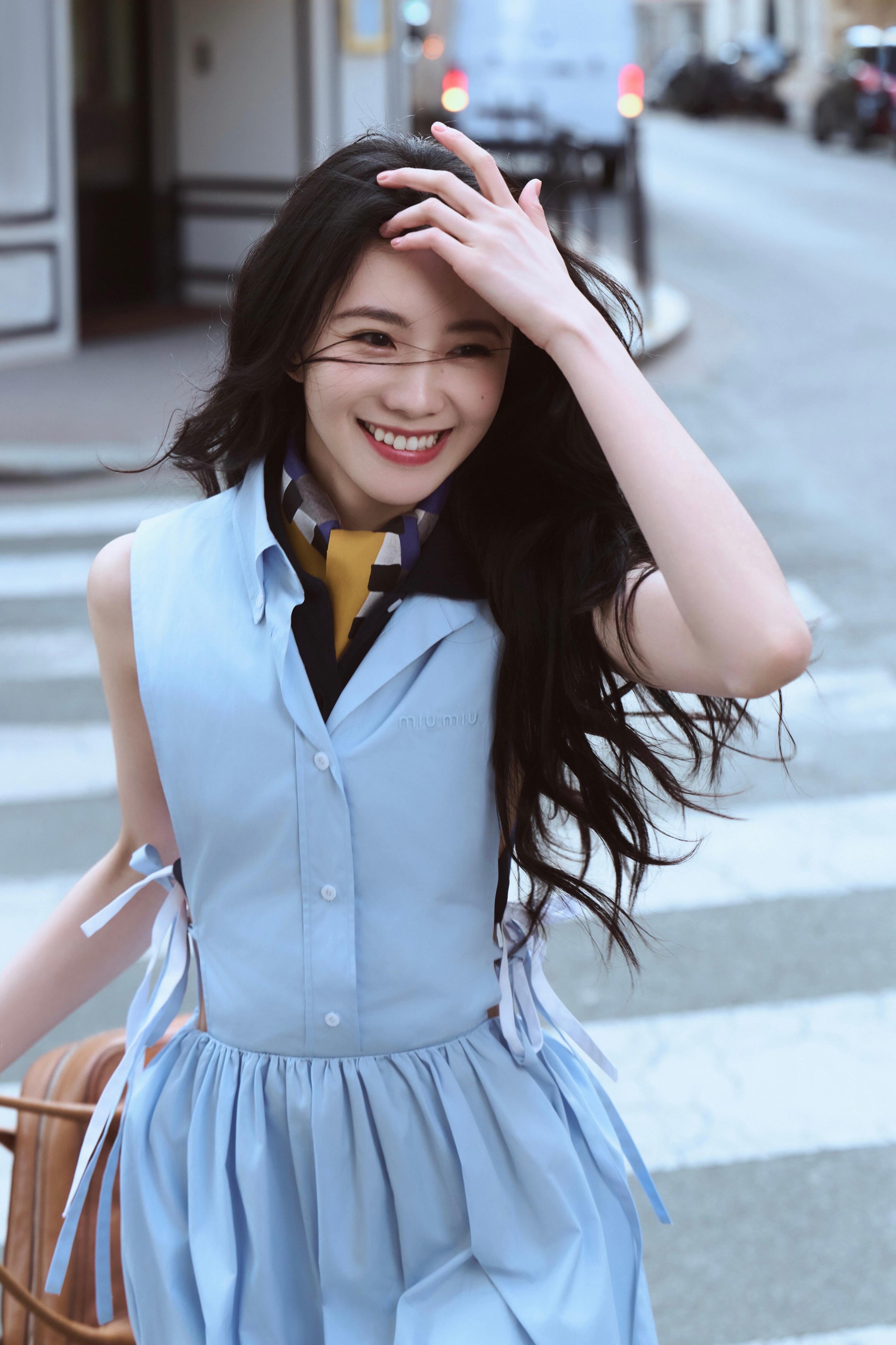 巴黎时装周大秀直击 刘浩存 × MiuMiu F/W 2026大秀清新元气少女穿