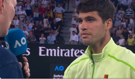 阿尔卡拉斯：是信念让我逆转比赛，将为澳网冠军奋力一搏