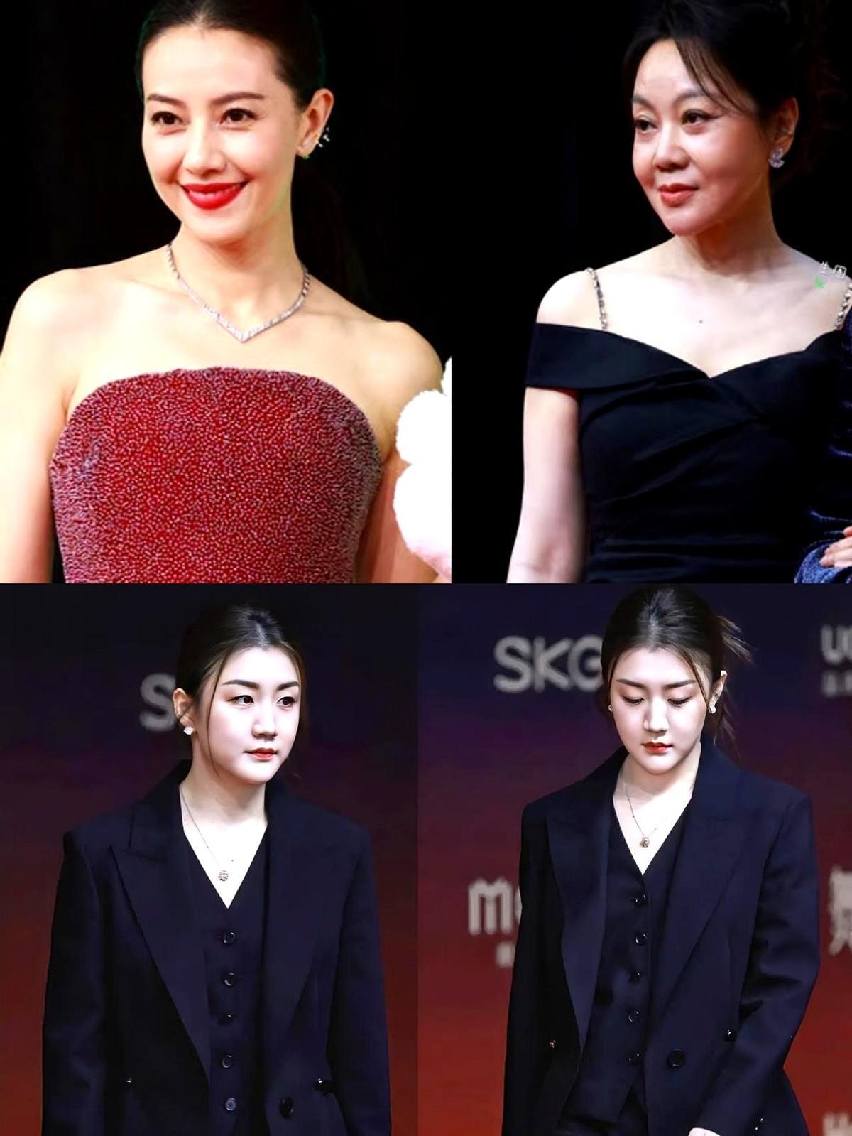 高圆圆闫妮同场，竟被奥运冠军比下去了。

昨天的时尚盛典，奥运冠军陈梦真的鲨疯了