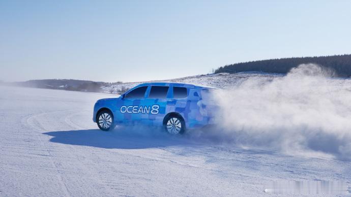 比亚迪海洋网，要出旗舰SUV了。4月24日北京车展，海狮08全球首发。这是比亚迪