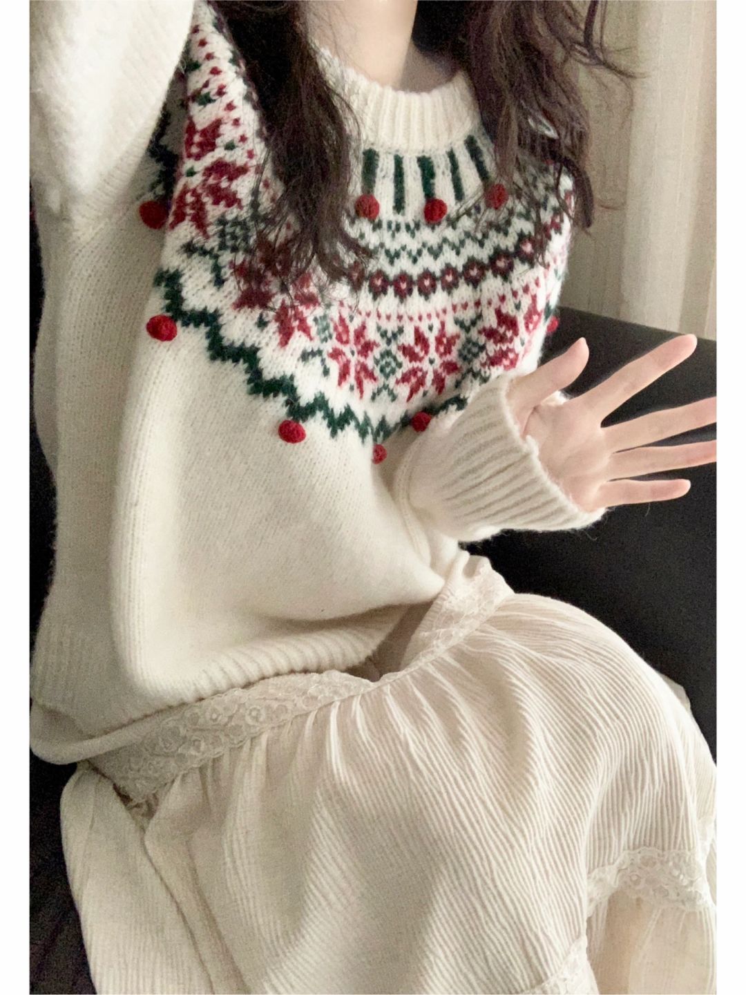 圣诞毛衣也太温柔好看了吧～🪄🎄