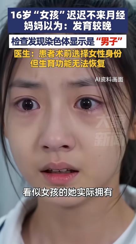 “太意外了！”浙江台州，一女孩因为迟迟不来月经，就在妈妈的陪同下去看医生，没想到