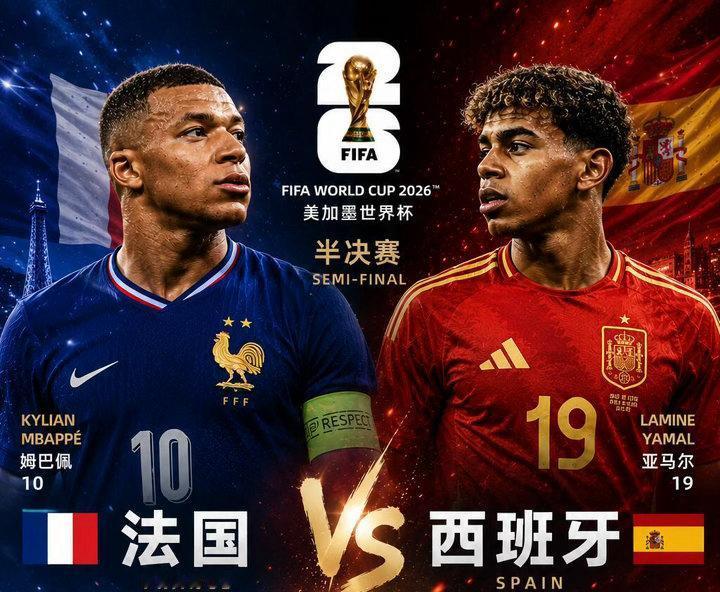 一物降一物！火力全开的法国竟然被西班牙零封淘汰，0-2输掉半决赛太意外。凌晨看完