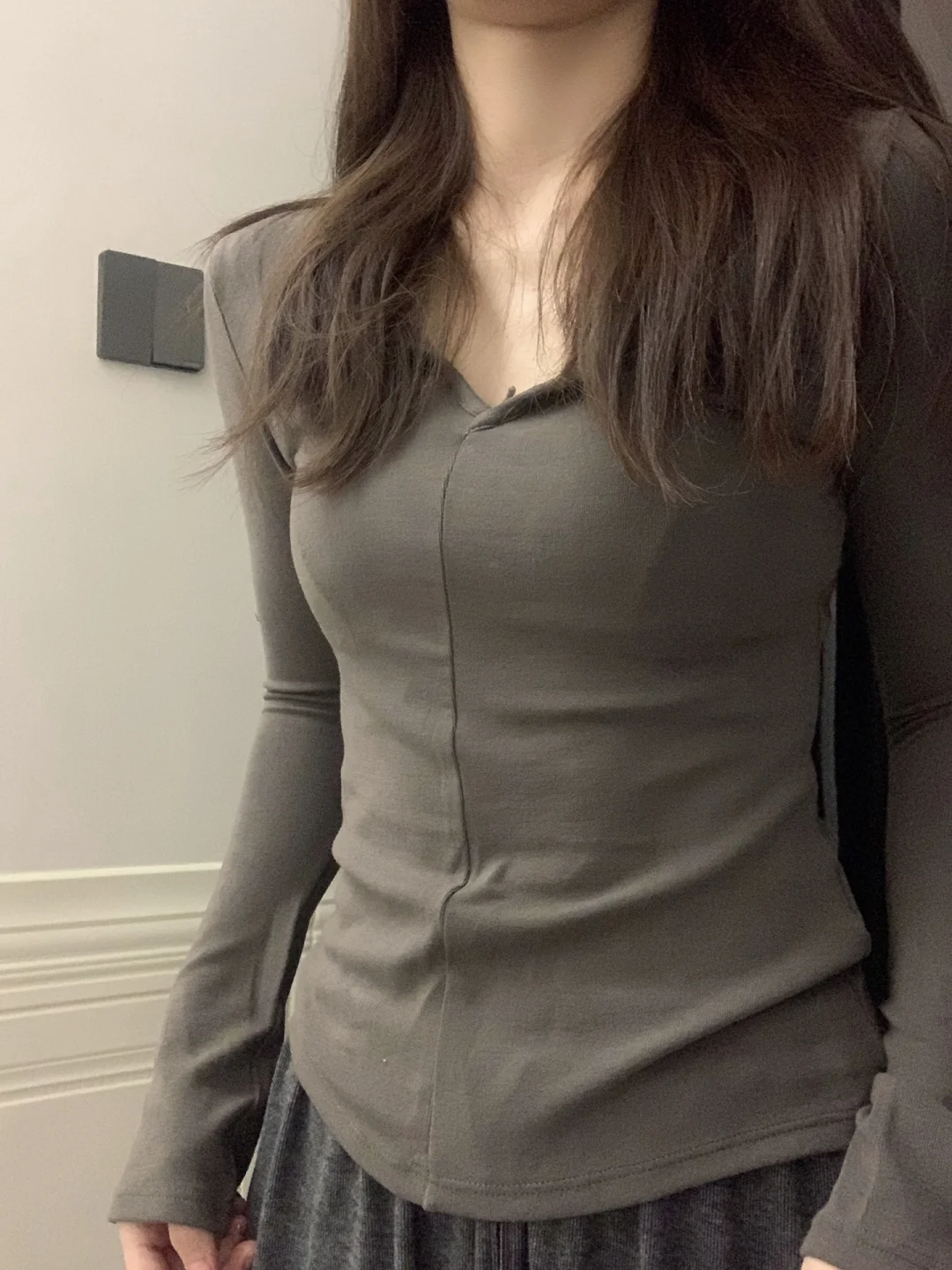 好显瘦的上衣啊～