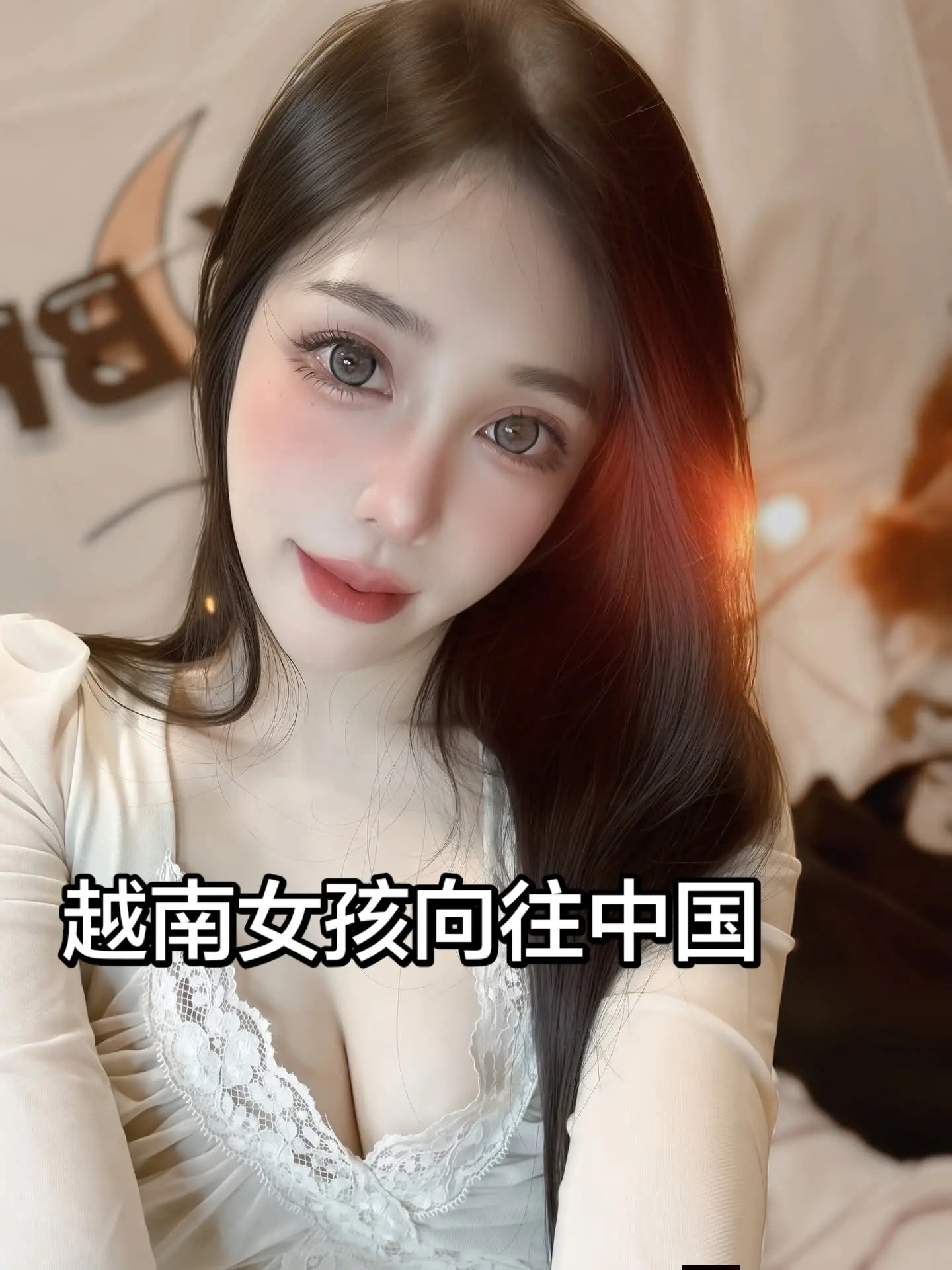 白色蕾丝纯欲氛围感 新款无袖木耳边百搭上衣 性感白色蕾丝裙 白色蕾丝装...