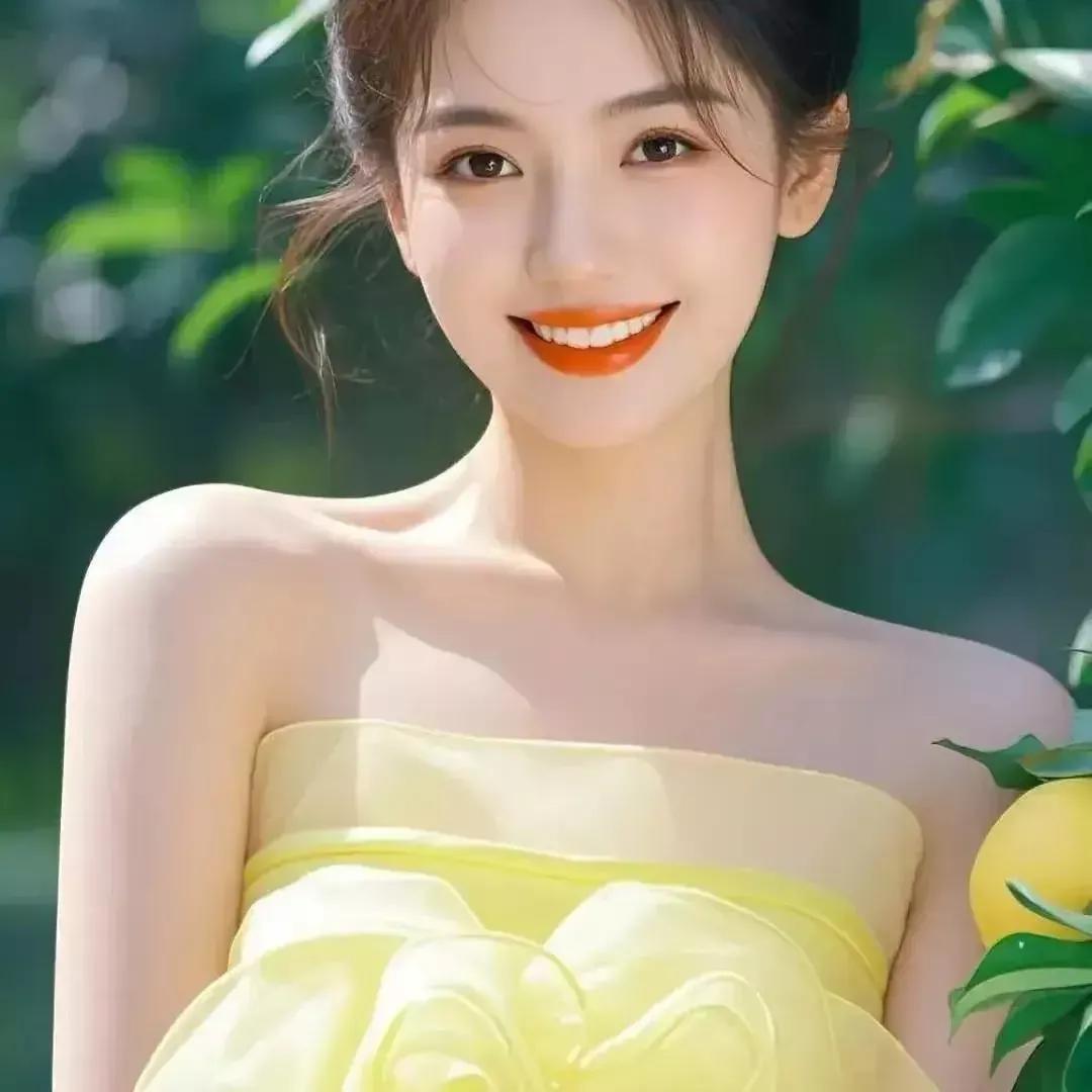 轻盈的黄色连衣裙，灿烂的笑容，宛如夏日阳光般温暖！嫩粉色连衣裙 明媚黄色穿搭 淡