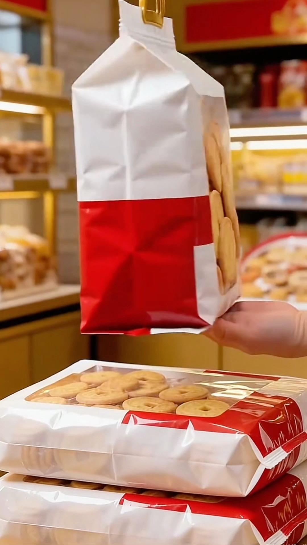 喜气满满的金钱饼来啦！全脂奶粉搭配麦芽糖，一口咬下去酥酥脆脆，糖度不高...