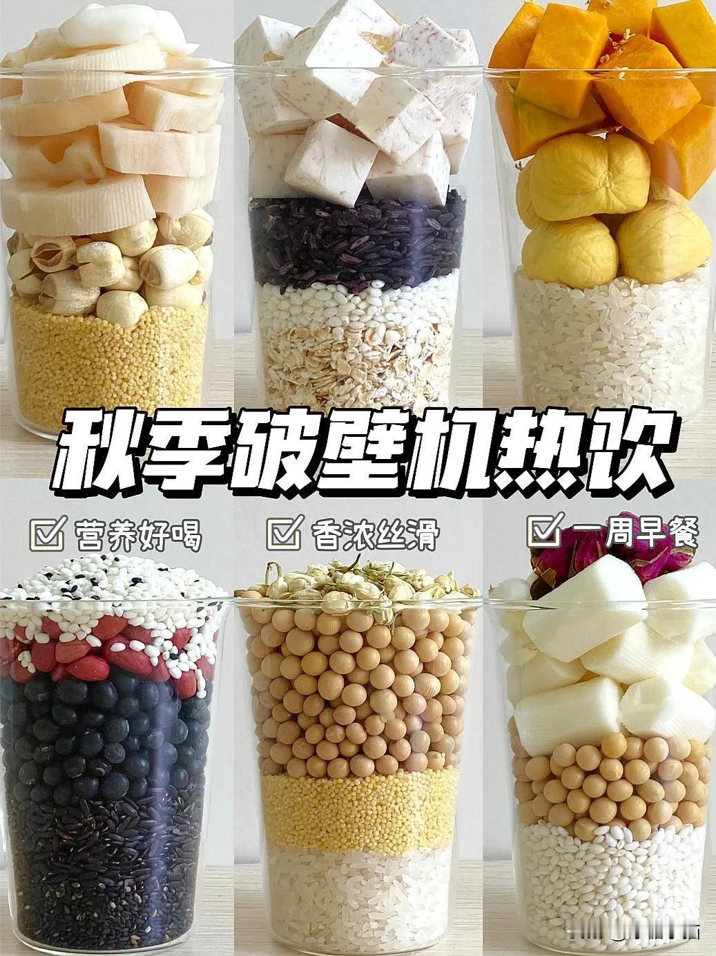 秋意渐浓，破壁机成了我家的“红人”！分享6款我们全家都爱的秋冬热饮，浓郁又丝滑，