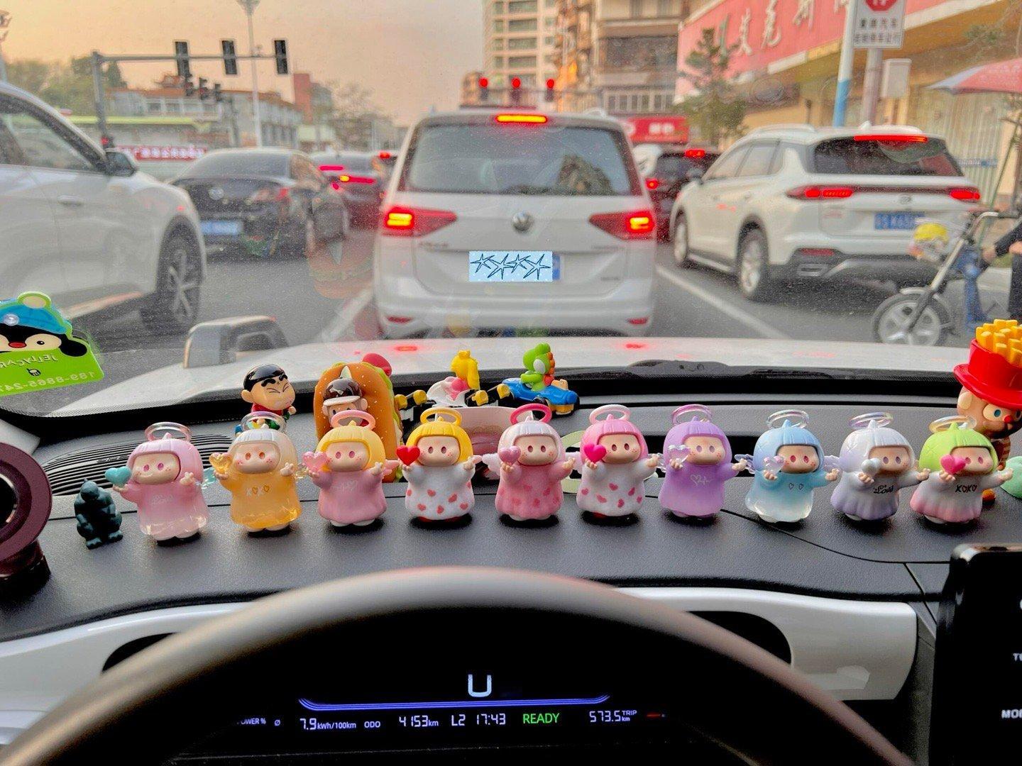 塞车搭子，yoyo酱🩷看着都觉得心情好～ 