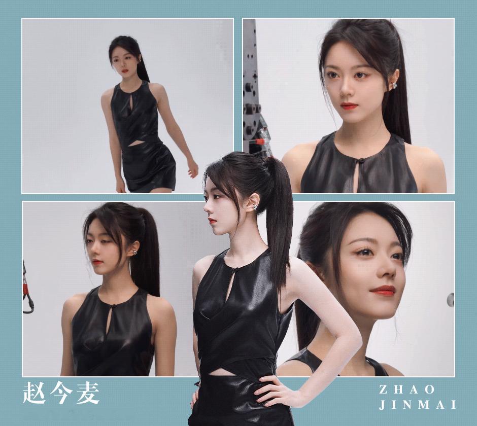 赵今麦高马尾  赵今麦look小合集🈶️，立体精致的五官，又飒又漂亮[憧憬] 