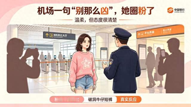 李小冉机场一句别那么凶，戳中多少人