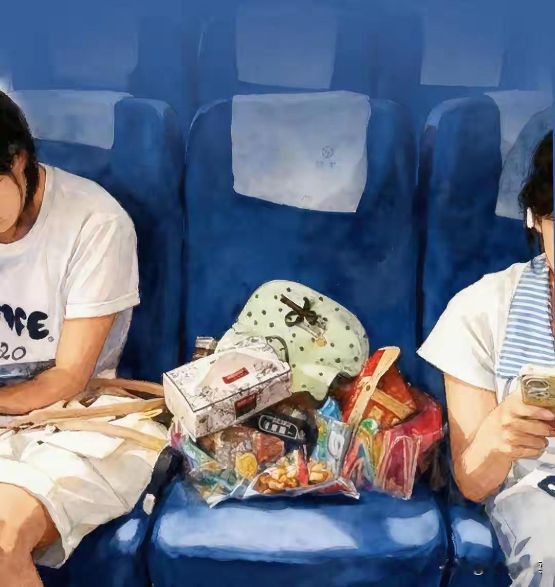 人民日报谈火车零食占座 如果母亲只给两个孩子买票，按照铁路规则未成年儿童没大人陪