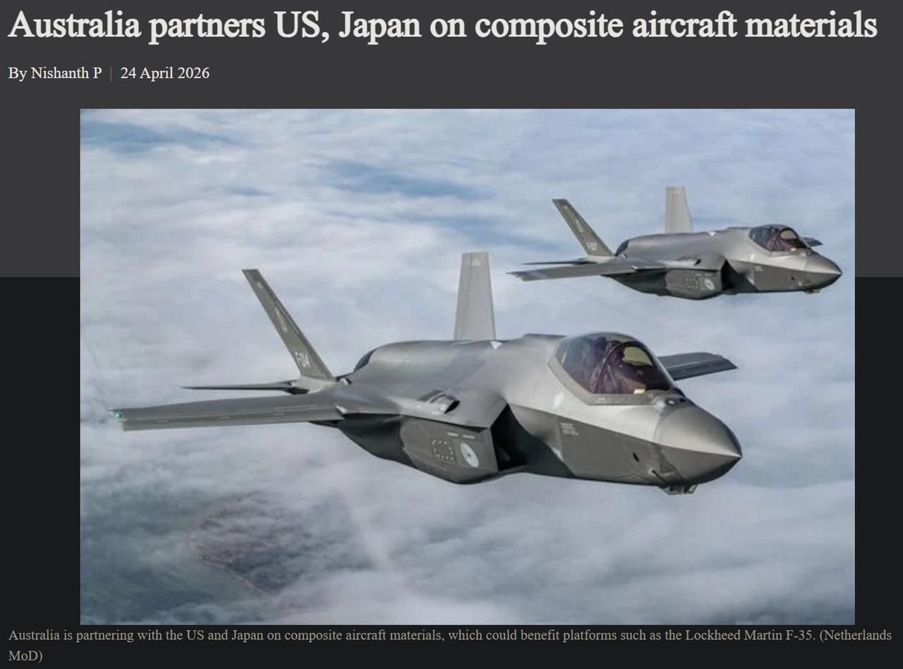 🇦🇺✈️ 澳日美三国联手搞飞机材料黑科技
澳大利亚跟日本、美国签了个三方协议