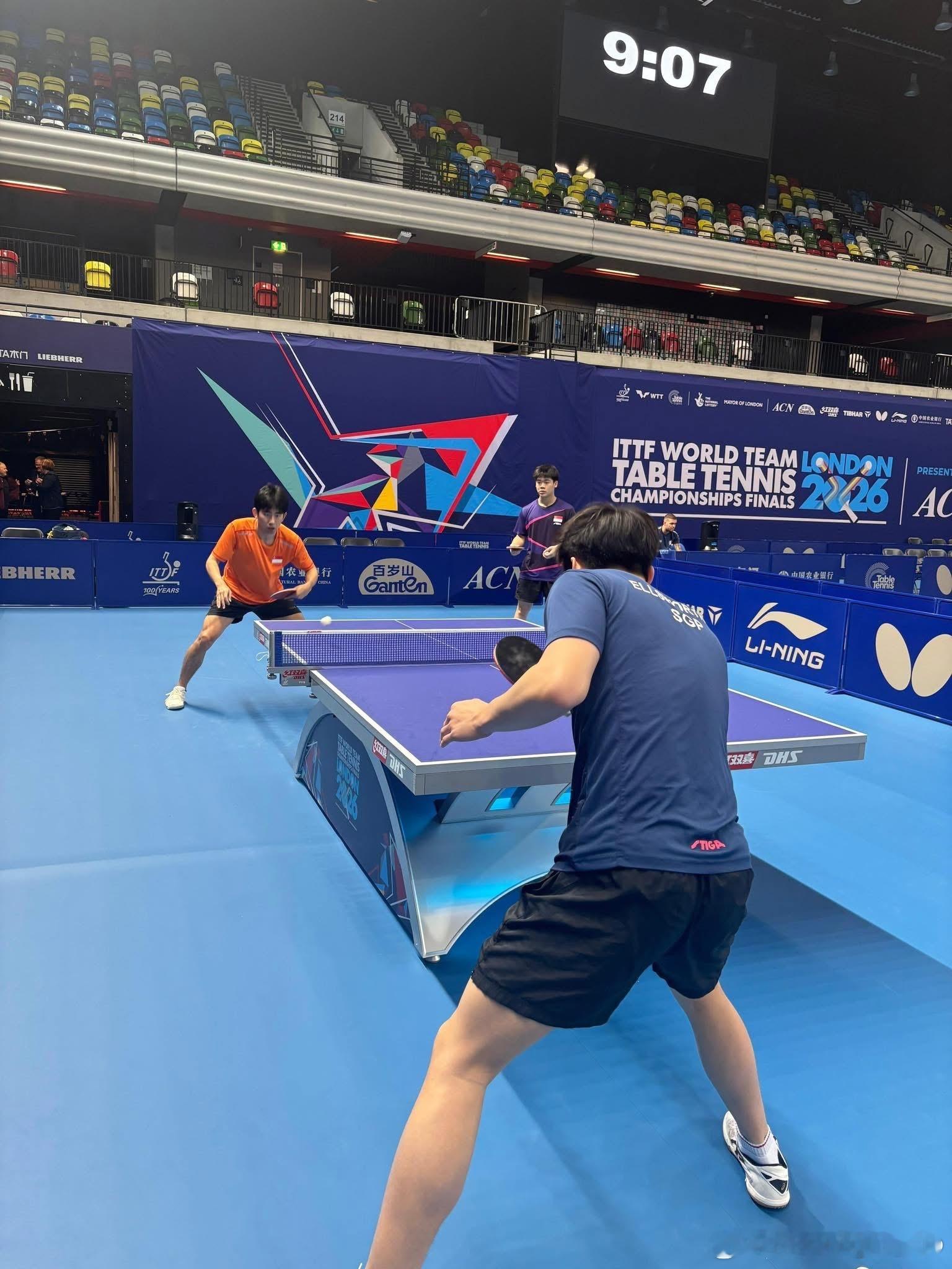 伦敦世乒赛团体赛 🇸🇬新加坡男队伦敦世乒赛训练🏓 