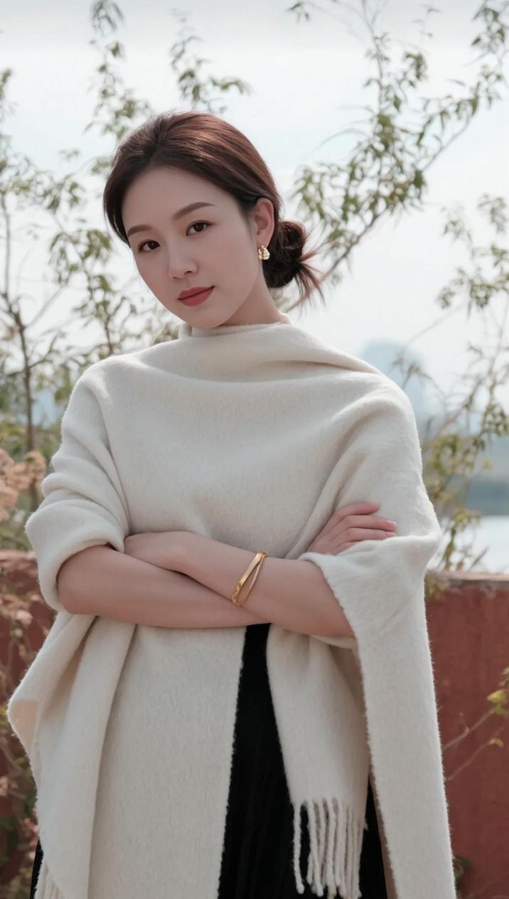 AI披肩生活照 抖音ai创作