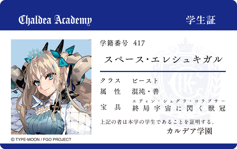 日服FGO11周年活动，凛系从者学生证合集~【迦勒底宣传局】★FGO Fes. 