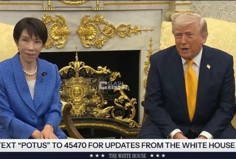 特朗普19日会见日本首相高市早苗，回答记者提问：

记者：为什么在攻击伊朗之前没