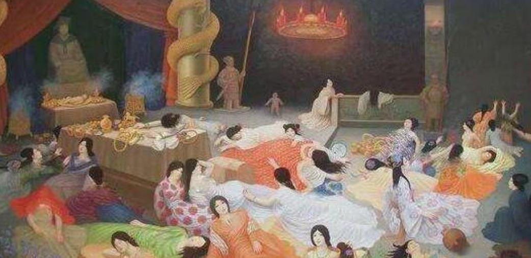 很多人以为殉葬就是把活人关进地宫，门一关，他们就只能哭喊着等死，其实，为了活下去