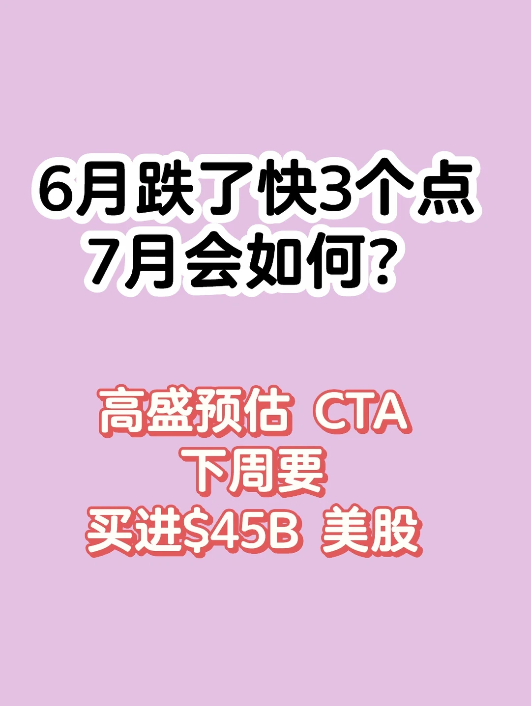 美股 6🈷️平均-3% ｜7🈷️ +2.8%