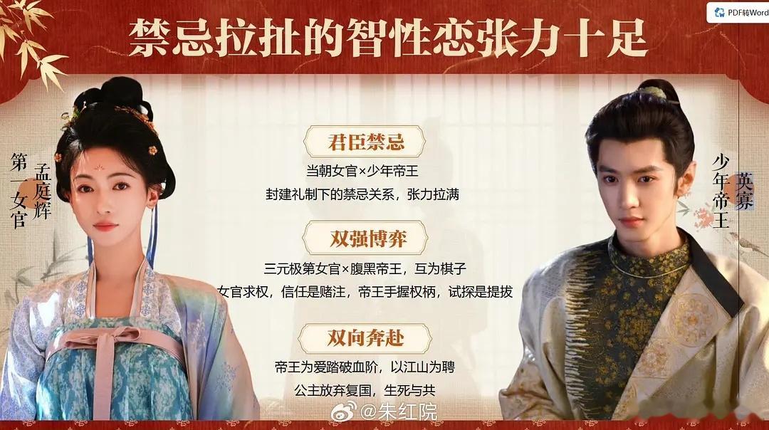 陈哲远？吴谨言的江山为聘开始招商了，可只放吴谨言实绩？？？ 