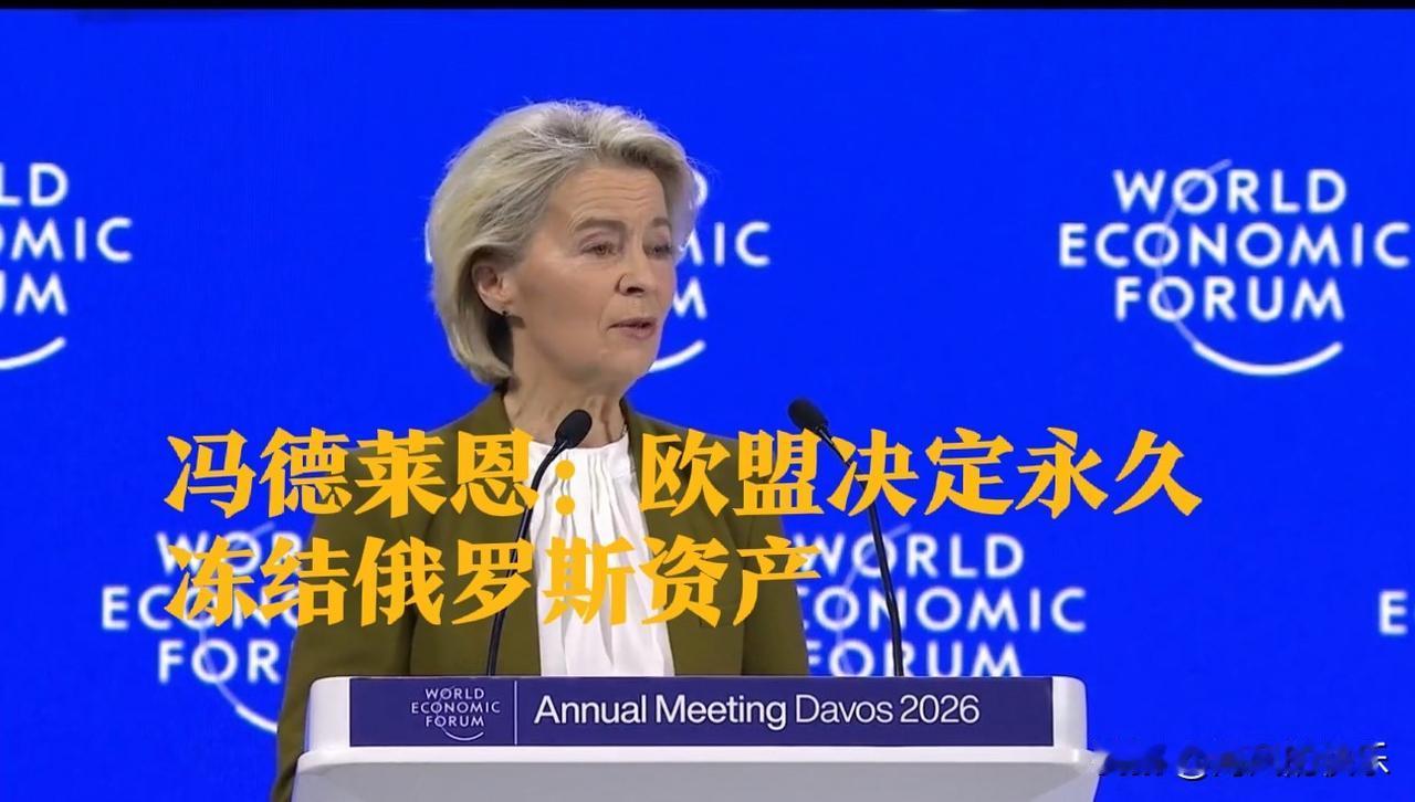 冯德莱恩：欧盟决定永久冻结俄罗斯资产

   据外媒报道当地时间20日，欧盟委员